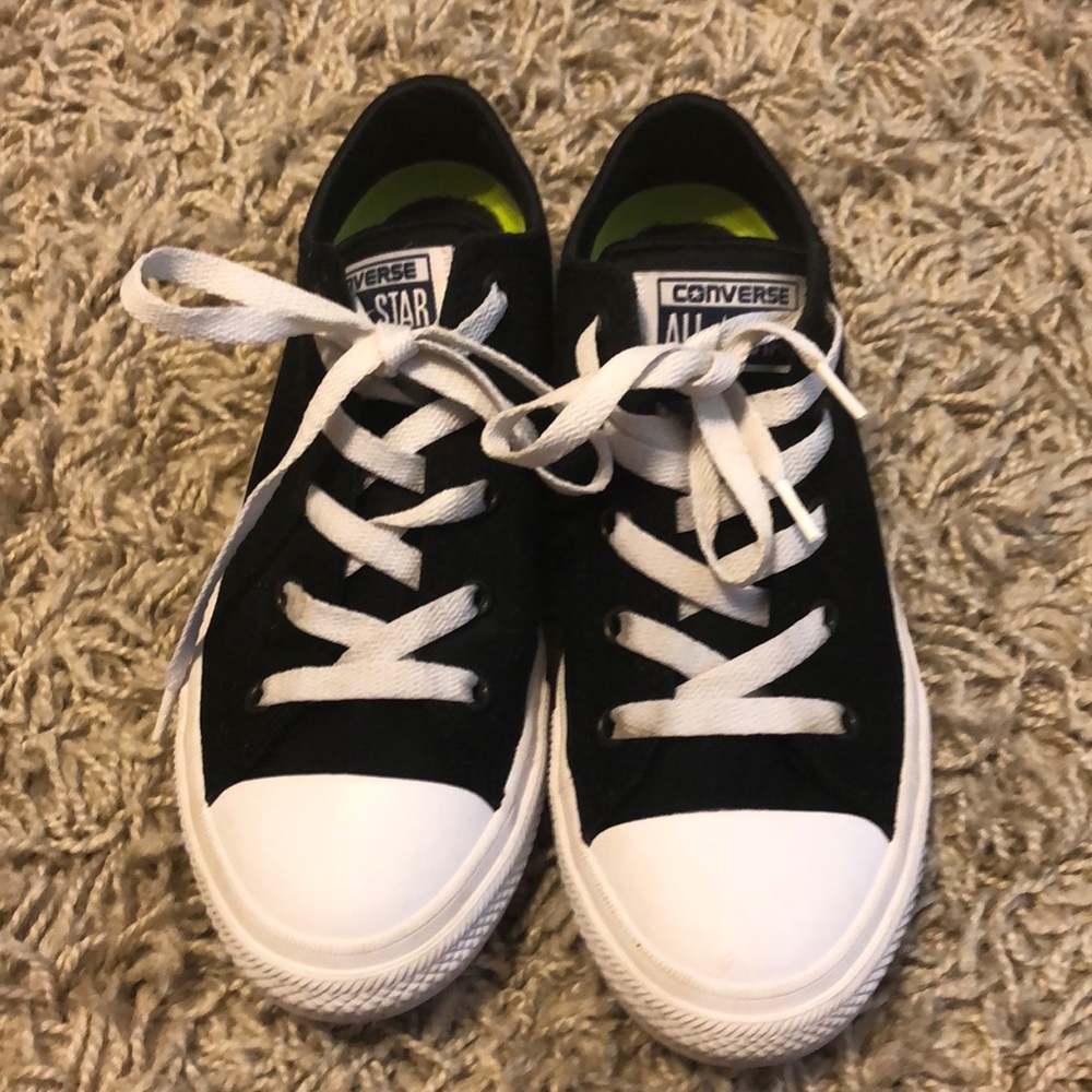 Black &white converses